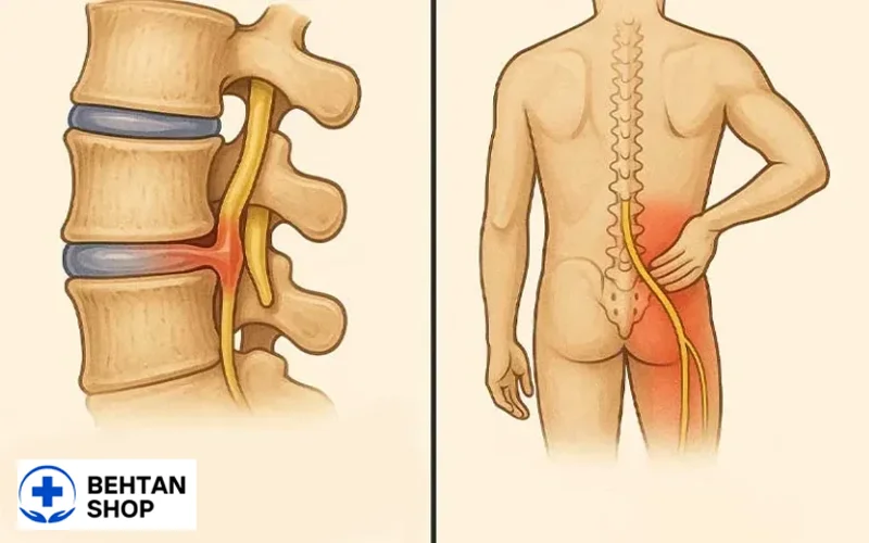 تفاوت دیسک کمر و سیاتیک| بهتن شاپ