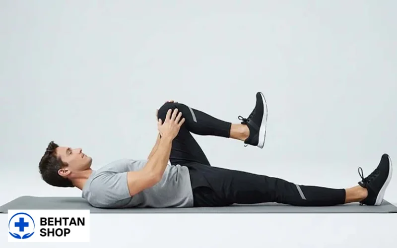 کشش زانو در سینه - تک پا | بهتن شاپ