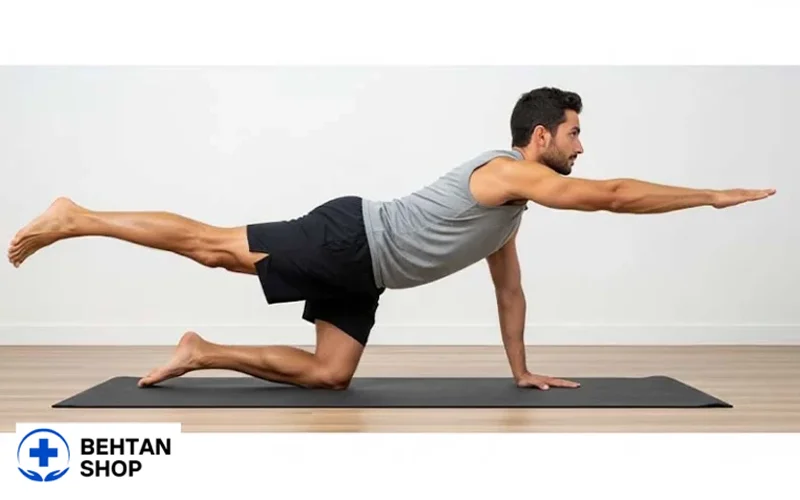 حرکت پرنده سگ برای درمان دیسک کمر در منزل | بهتن شاپ