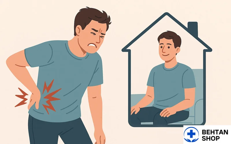 درمان درد کمر در خانه