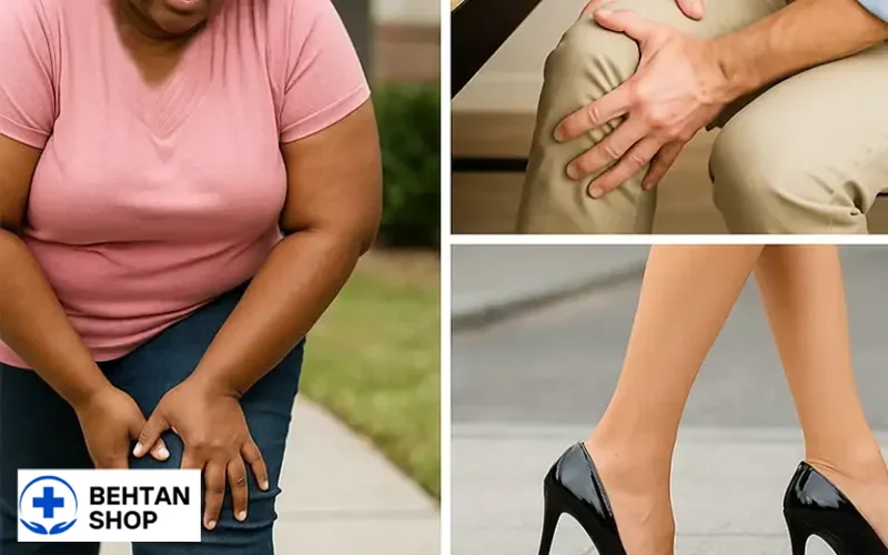 زانو درد ناشی از سبک زندگی نادرست | بهتن شاپ