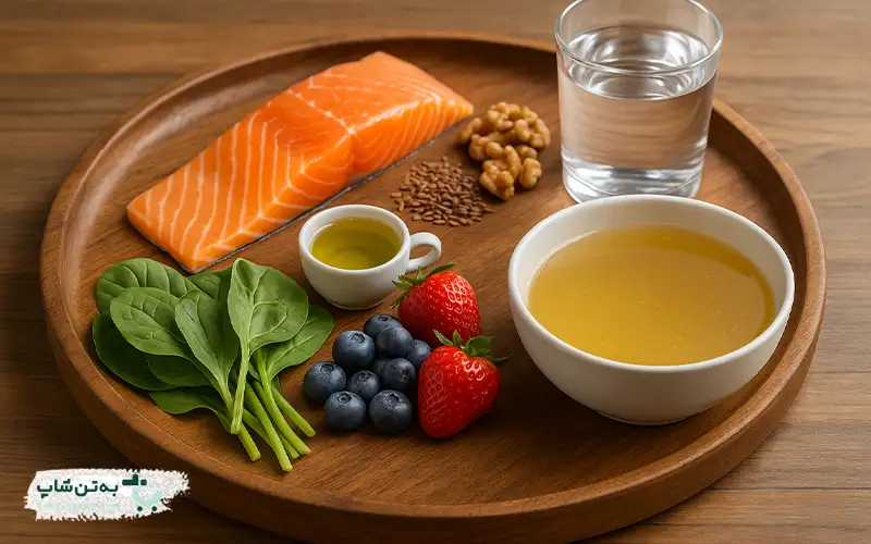 مواد غذایی مفید برای زانو | بهتن شاپ