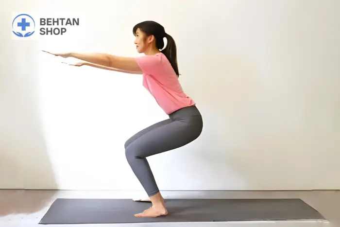 اسکوات نیمه