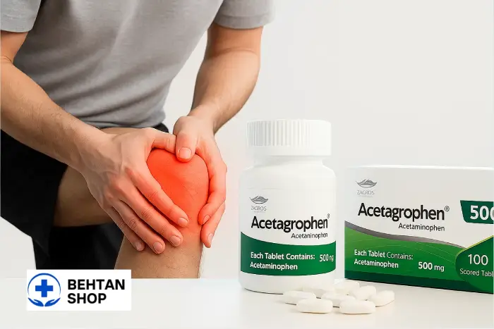 تسکین درد زانو با استامینوفن