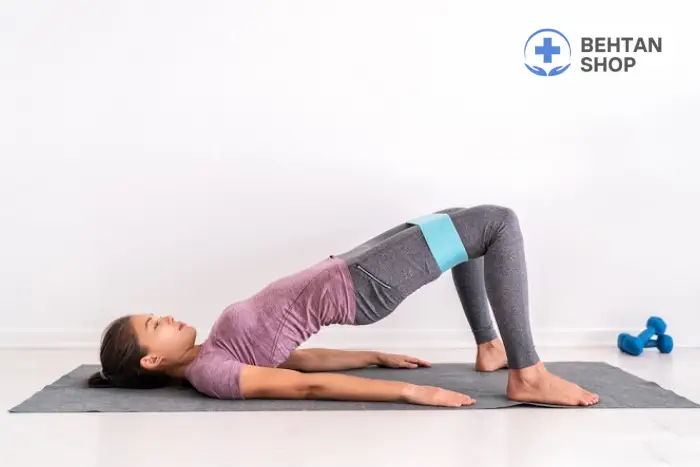 پل باسن (Glute Bridge)