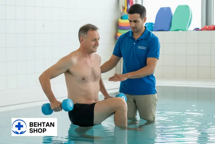 فواید آب درمانی برای تنگی کانال نخاعی