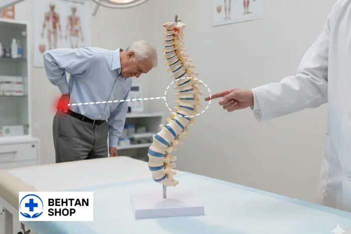 انحراف ستون فقرات در اثر کهولت سن | بهتن شاپ