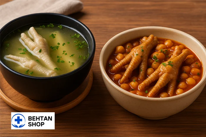 روش مصرف پای مرغ برای دیسک کمر | بهتن شاپ