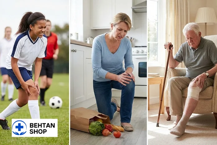 زانو درد ناگهانی در ورزشکاران | بهتن شاپ